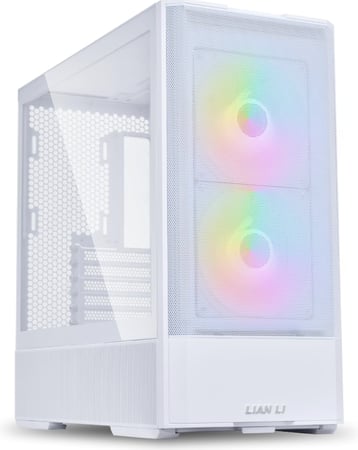 Lian Li LANCOOL 207RX WHITE – High-Airflow Mid Tower – Dual ARGB Fans – Tempered Glass – Premium Gaming Case