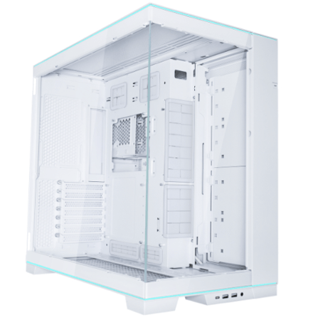 Lian Li O11 Dynamic EVO RGB White – Modular Mid Tower – Tempered Glass – High Airflow – RGB Edition