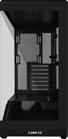 Lian Li V100R Black Mid Tower – 4× ARGB Fans – Tempered Glass – High-Airflow Gaming Case