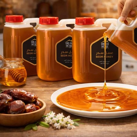 عسل اصلي بجودة عالية ولون ذهبي مناسب للاستخدام اليومي