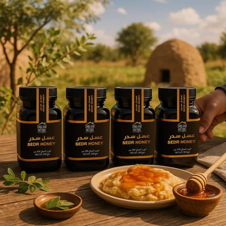 عسل سدرة طبيعي فاخر دريم هاوس بجودة عالية يضيف نكهة اصيلة للمائدة اليو