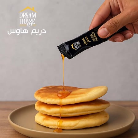 عسل سدر دريم هاوس بطعم غني يضيف لمسة مميزة للفطور والحلويات