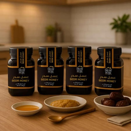 عسل السدر الاصلي بمذاق طبيعي غني يعكس جودة العسل التقليدي المميز