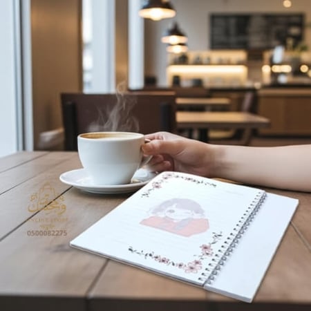 دفتر مدرسي بتصميم أنيق