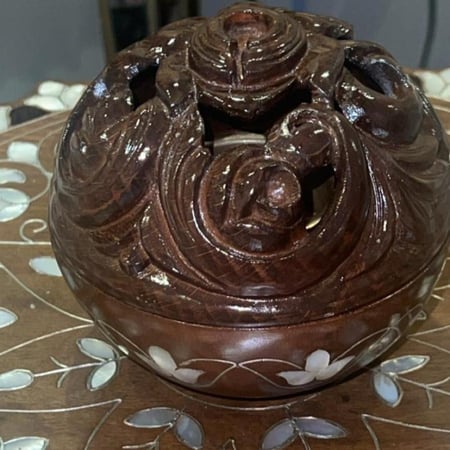 مبخر دمشقي دائري فاخر