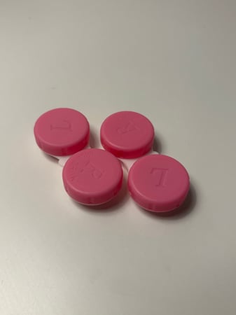 حافظة عدسات ( قطعتين )