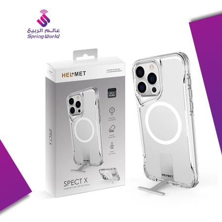 هيلمت كفر اسبكت اكس للايفون - شفاف