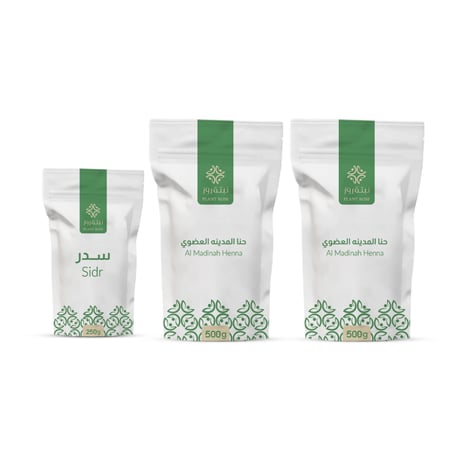 باقة 2 كيلو حناء + سدر