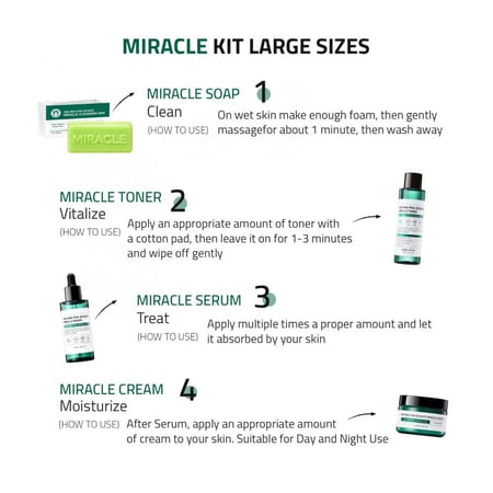 مجموعة المعجزة الكورية الأحجام الكبيرة