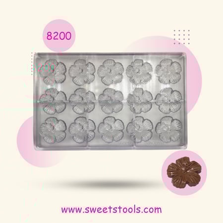 قالب اكريلك زهرة توليب موديل رقم G-8200