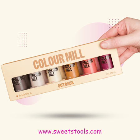 6 الوان مائية غذائية OutBack