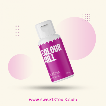 Fuchsia الوان زيتية للشوكولاته والكريمة 20 ملي