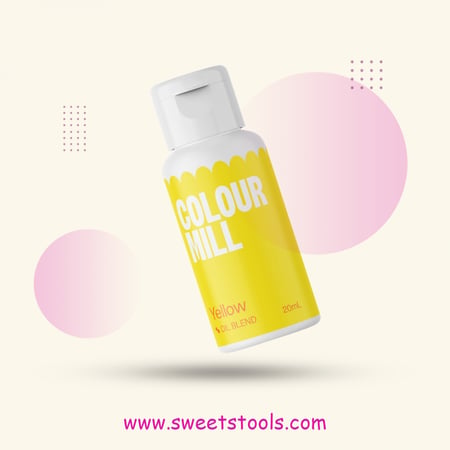 Yellow الوان زيتية للشوكولاته والكريمة 20 ملي