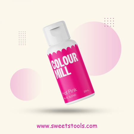 Hot Pink الوان زيتية للشوكولاته والكريمة 20 ملي