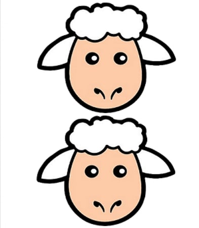 اكريلك قالب الخروف