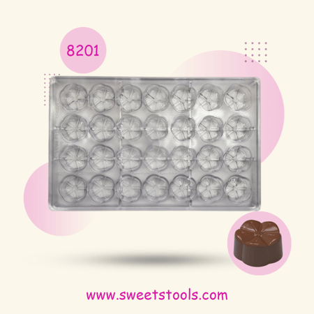 قالب اكريلك دائري وردة موديل رقم G-8201