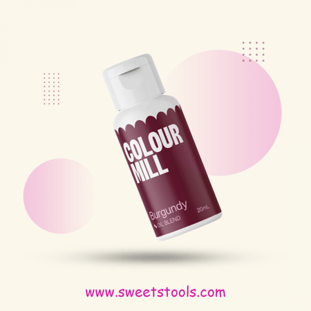 Burgundy الوان زيتية للشوكولاته والكريمة 20 ملي