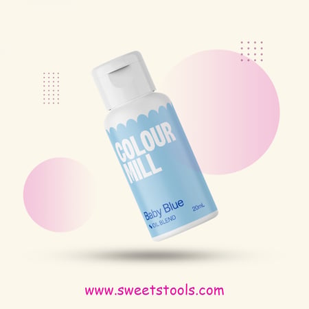 Baby Blue الوان زيتية للشوكولاته والكريمة 20ملي