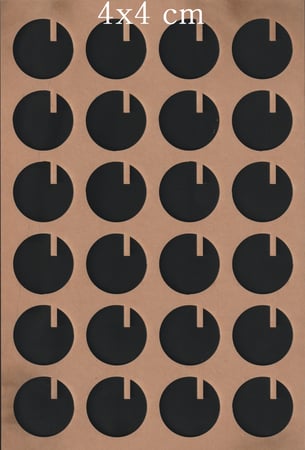 اكريلك مقاس 4 سم للعصائر