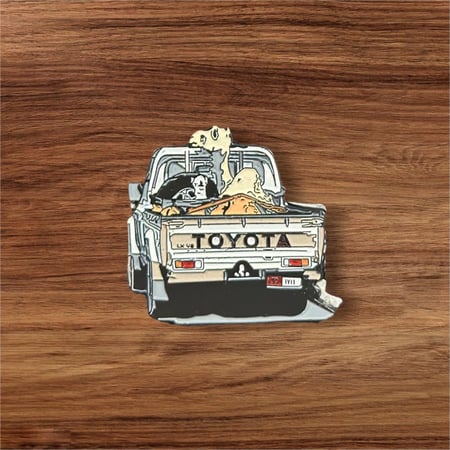 استيكر لاصق معدن 3M - سيارة شاص تويوتا