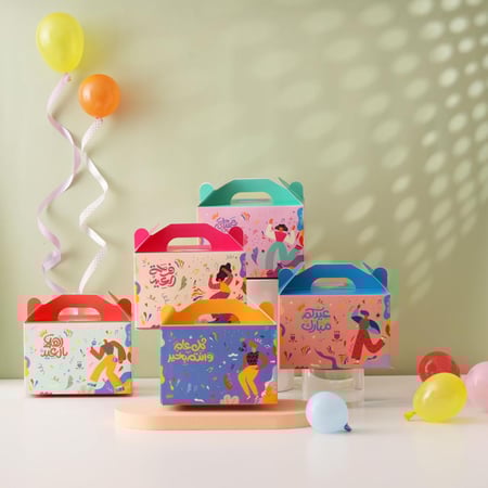 مجموعة علب العيديات للأطفال