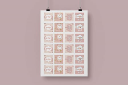 ملصقات للشوكولاته (جاهزة للطباعة)