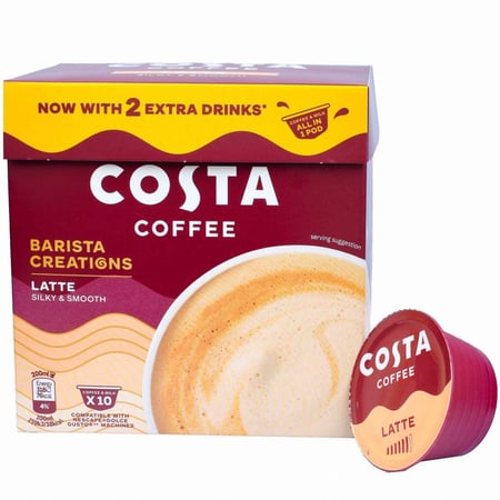 كبسولات كوستا لاتيه