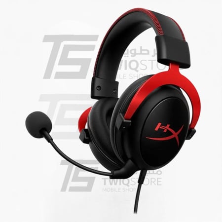 HyperX Cloud II سماعة الألعاب السلكية هاي-فاي الأصلية سماعة أذن 7.1 صوت محيطي مع ميكروفون قابل للفصل
