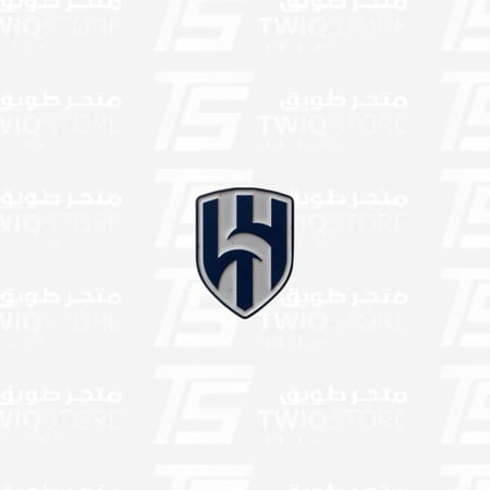 استكر معدني - شعار الهلال السعودي حجم صغير