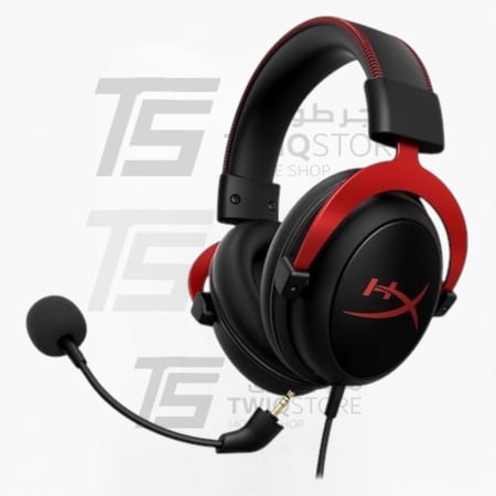HyperX Cloud II سماعة الألعاب السلكية هاي-فاي الأصلية سماعة أذن 7.1 صوت محيطي مع ميكروفون قابل للفصل