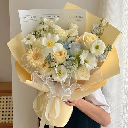 تغليف بلاستيك وردي فاتح ( 20 حبه )