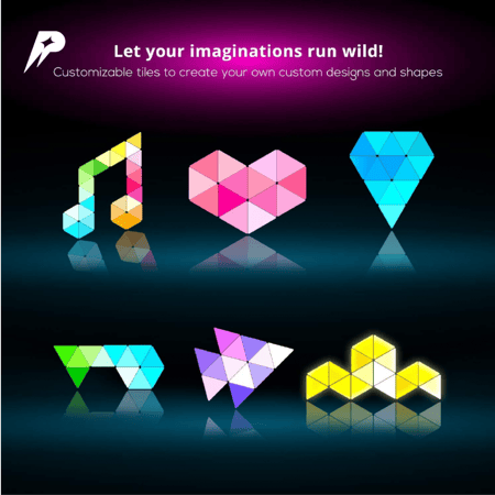 إضاءة نانو الليد RGB متفاعلة باللمس