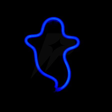 إضاءة شبح أزرق