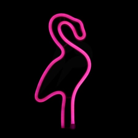 إضاءة نيون فلامنجو وردي