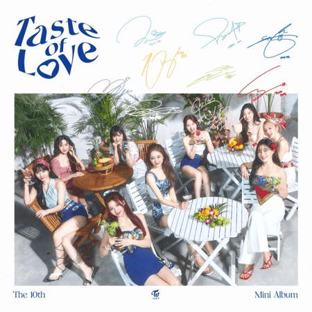 TWICE - [TASTE OF LOVE] 10th Mini Album RANDOM Version