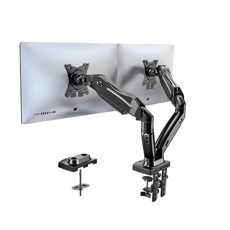 ذراع شاشة ثنائي | حامل الشاشة الثنائي