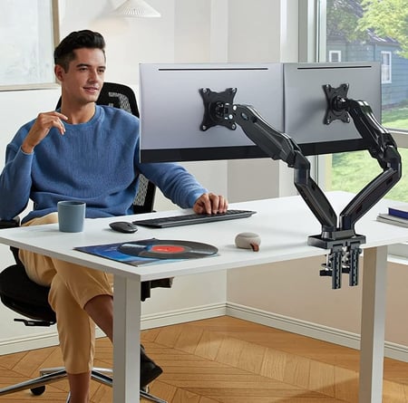 حامل شاشة كومبيوتر ثنائي