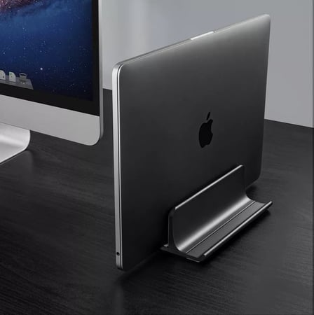 حامل لابتوب فضي - حامل لابتوب اسود Desk laptop holder