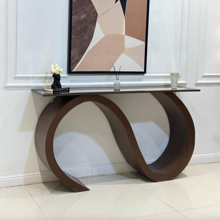 كونسول بني سطح مرايه