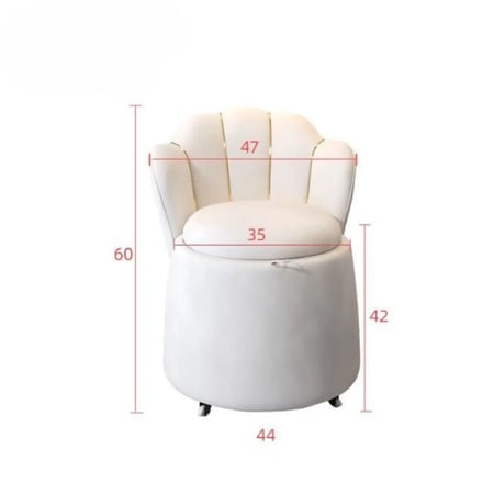 كرسي تسريحة بتخزين مخفي