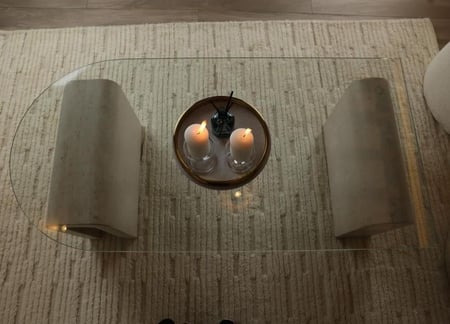 طاوله رخام ترافنتينيو