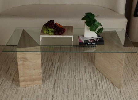 طاوله رخام ترافنتينيو