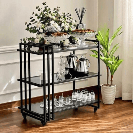 عربية ضيافة أسود أنيقة