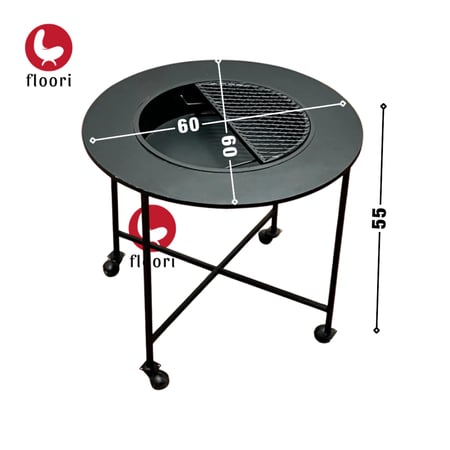 منقل حديد دائري