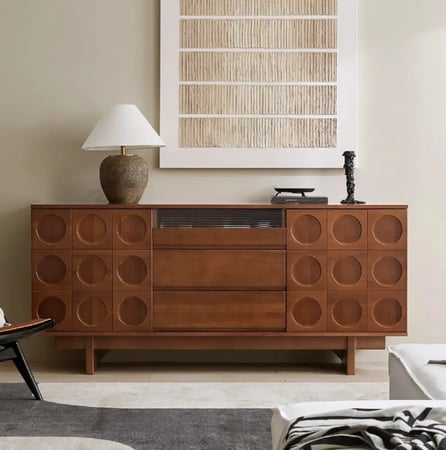 كونسول خشب ريفي