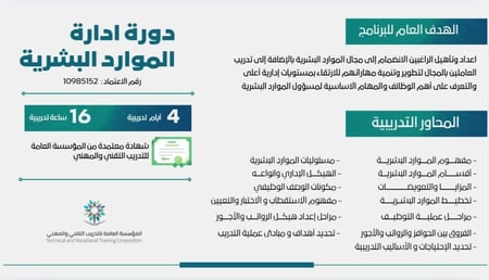 دورة ادارة موارد البشرية