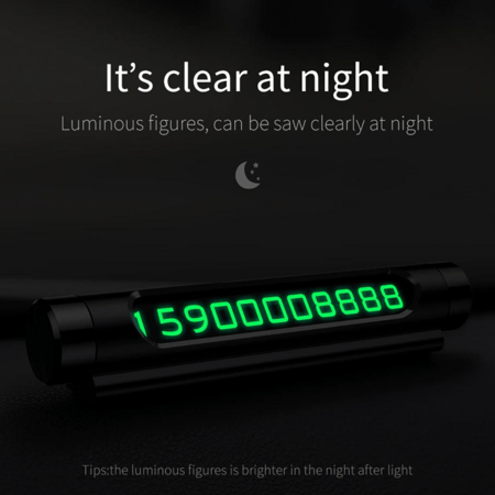 بيسوس - حامل أرقام على لوحة القيادة