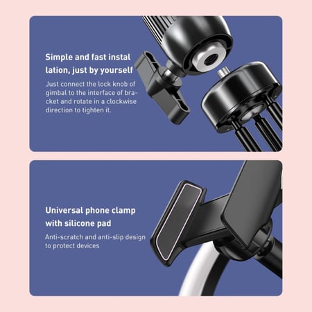 بيسوس - قاعدة تصوير مع دائرة إضاءة