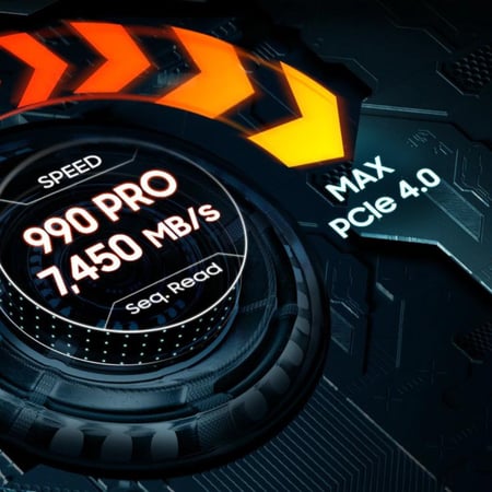 سامسونج - ذاكرة 990 برو M.2 NVMe SSD