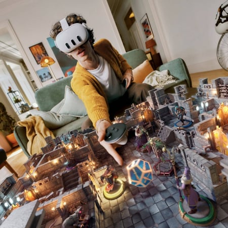 ميتا - نظارة رأس ميتا كويست 3 للواقع الافتراضي